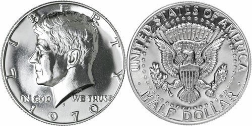 1970 kennedy gem proof half - kennedy,